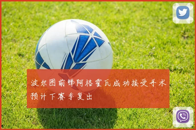 波尔图前锋阿格霍瓦成功接受手术预计下赛季复出